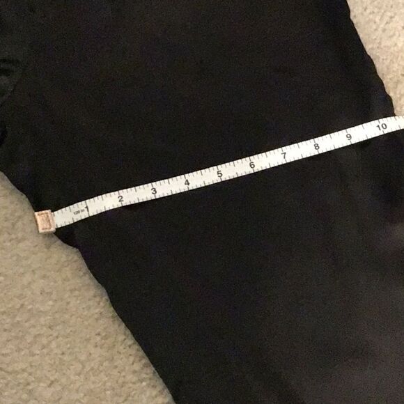 Mary Jo Bruno Neiman Marcus Pants Black Silk Loungewear Elastic Waist Size 12P - Picture 11 of 12